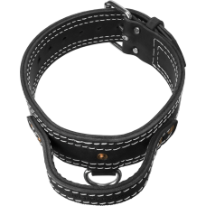 Leather Agitation Collar with Handle